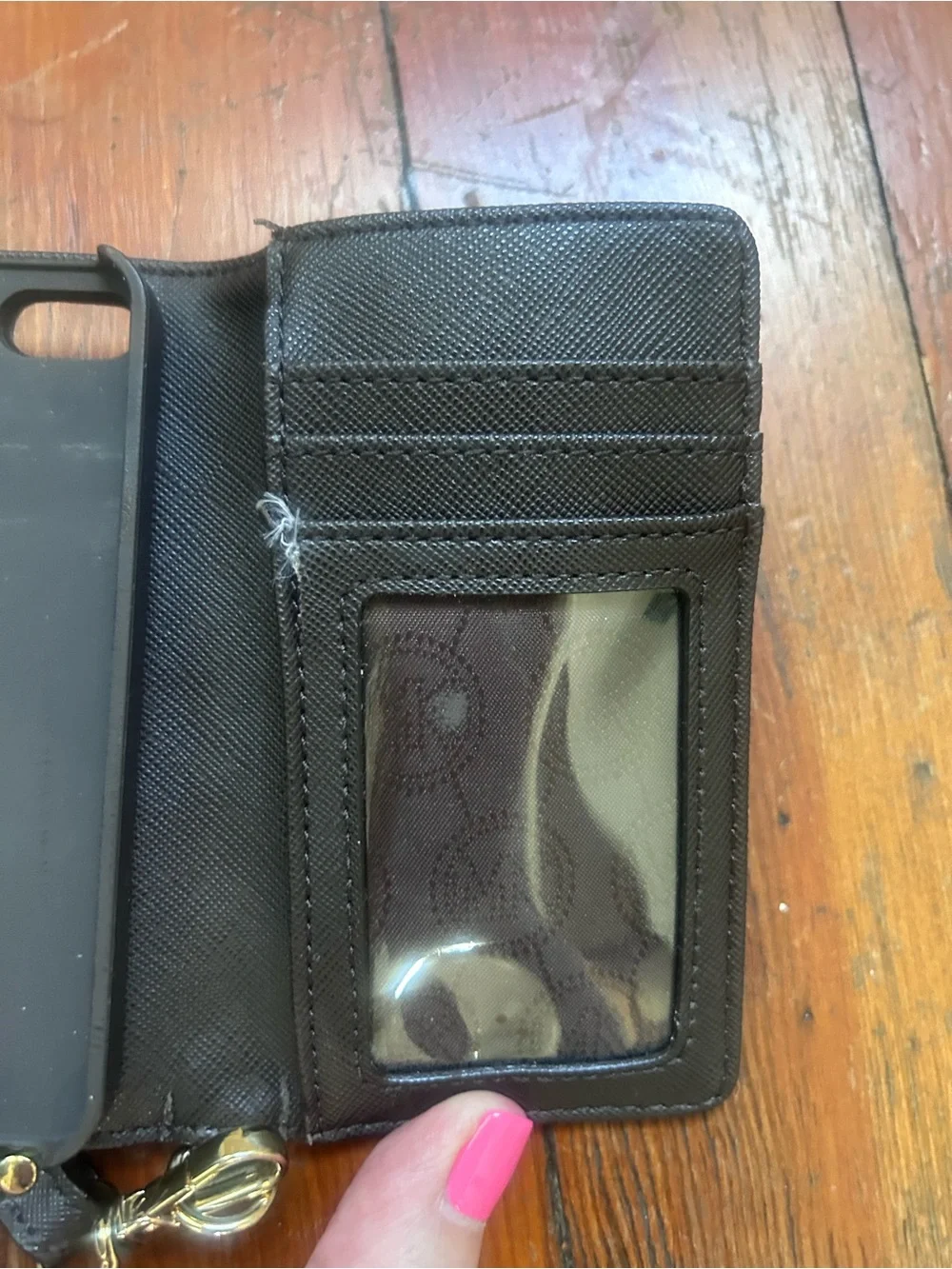 Michael Kors Camo Wristlet Wallet in Olive, Tan & Orange